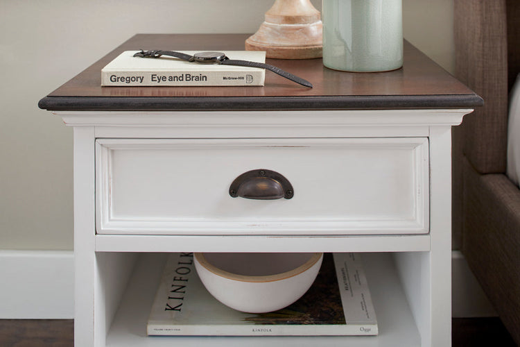 Bedside Table with Shelves - lifestyle | Marcottestyle