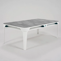 Outdoor Pool & Table de salle à manger 7FT Blanc