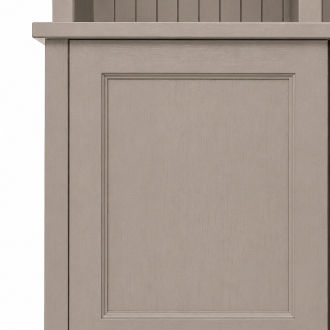 TV-Bücherregal - Belmont - Massivkiefer - 254 x 46 x 228 cm - Taupe