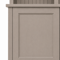TV-Bücherregal - Belmont - Massivkiefer - 254 x 46 x 228 cm - Taupe