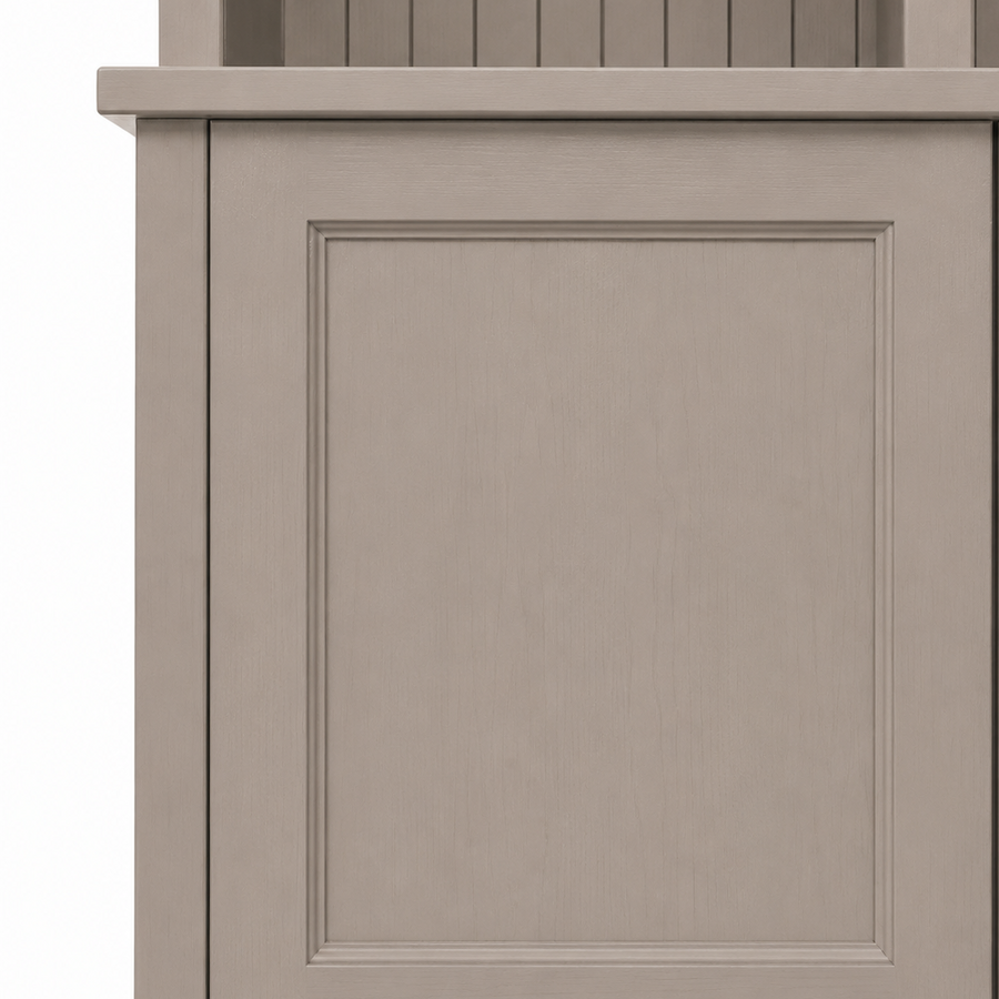 TV-Bücherregal - Belmont - Massivkiefer - 254 x 46 x 228 cm - Taupe