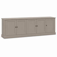 TV-Möbel - Belmont - Massivkiefer - 248 x 46 x 78 cm - Taupe
