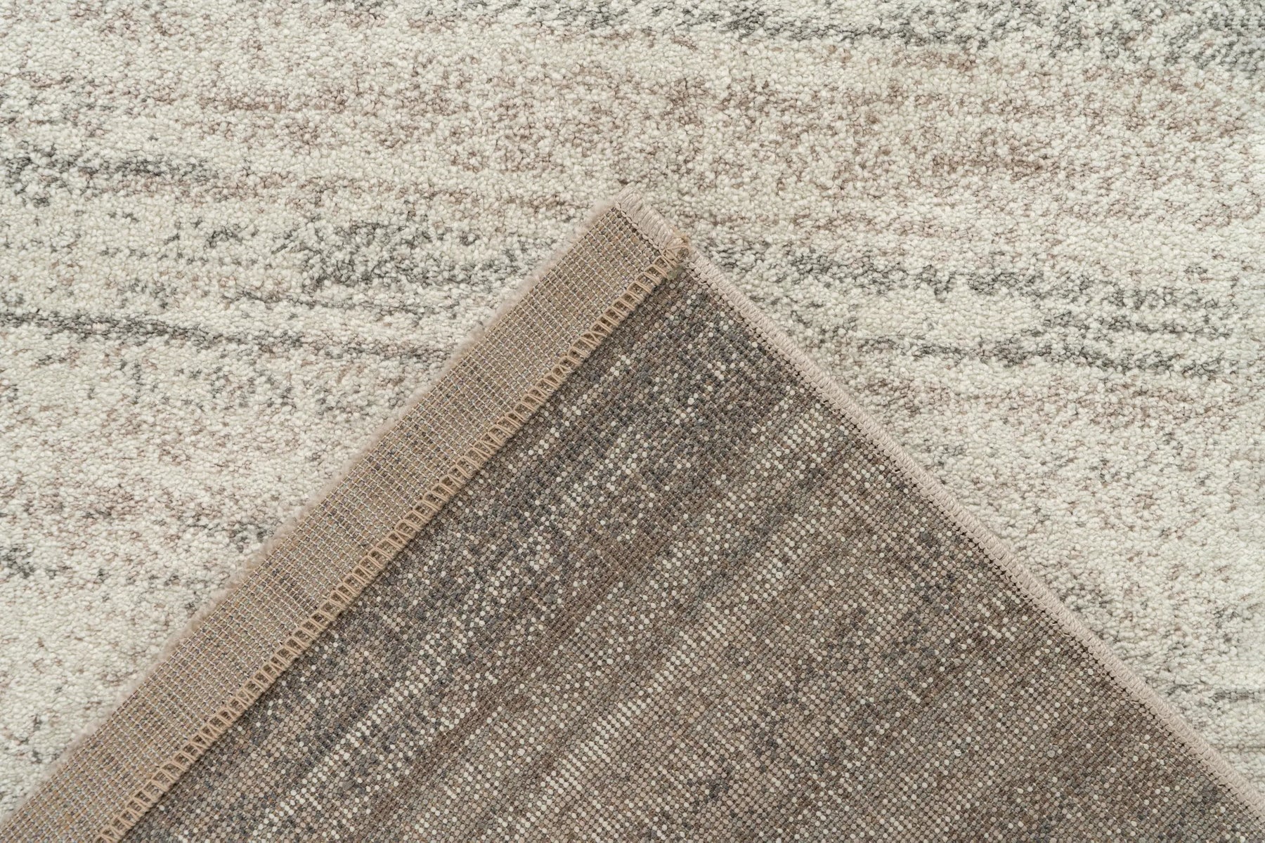 High-Pile Rug - Faventa Silver / Beige