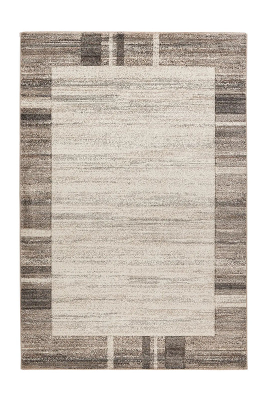 High-Pile Rug - Faventa Silver / Beige