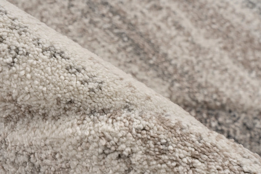 High-Pile Rug - Faventa Beige / Silver