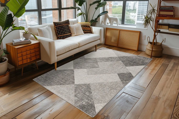 High-Pile Rug - Faventa Silver