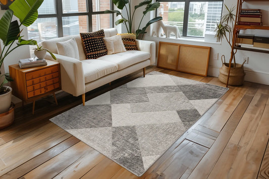 High-Pile Rug - Faventa Silver
