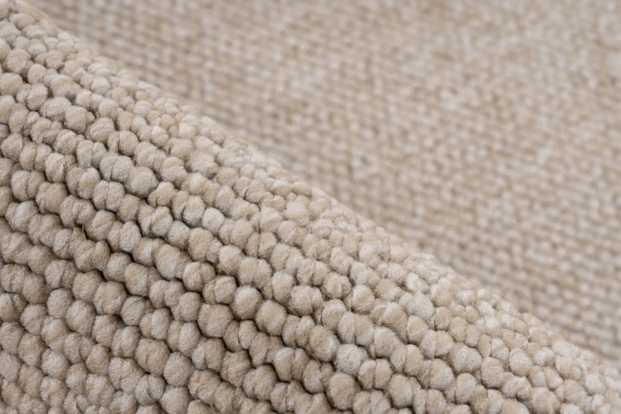 Low-Pile Rug - Helsa Beige Plain