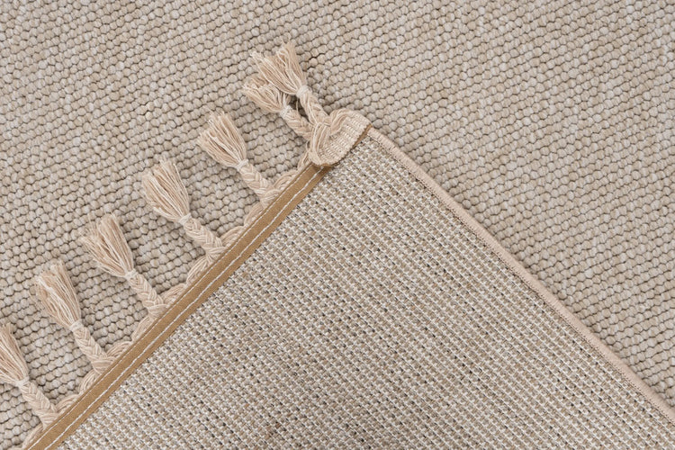 Low-Pile Rug - Helsa Beige Plain