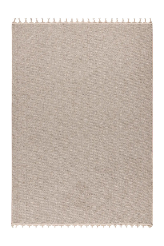 Low-Pile Rug - Helsa Beige Plain