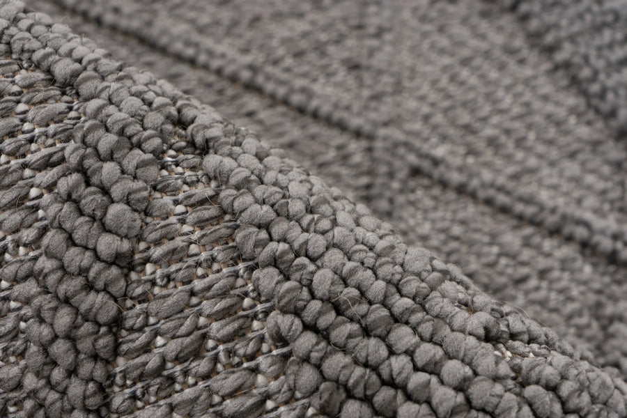 Low-Pile Rug - Helsa Grey