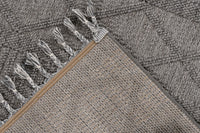 Low-Pile Rug - Helsa Grey