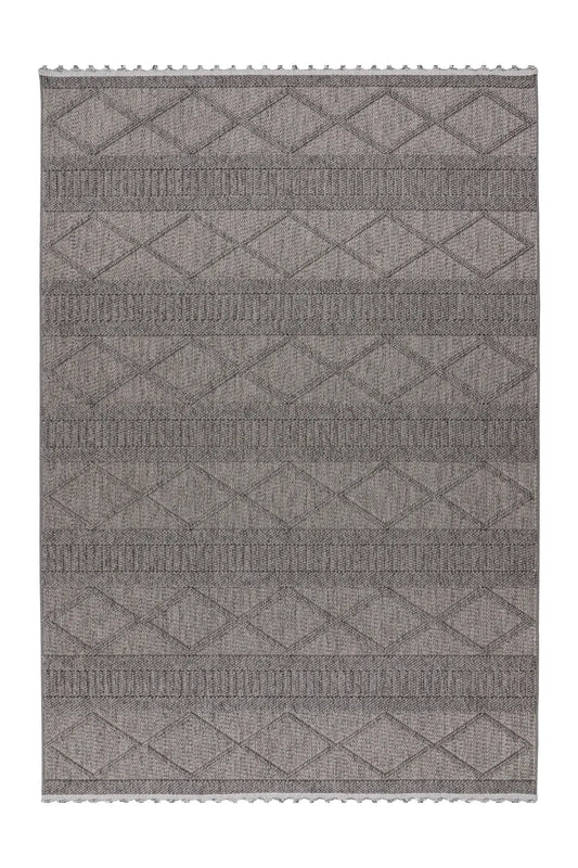Low-Pile Rug - Helsa Grey