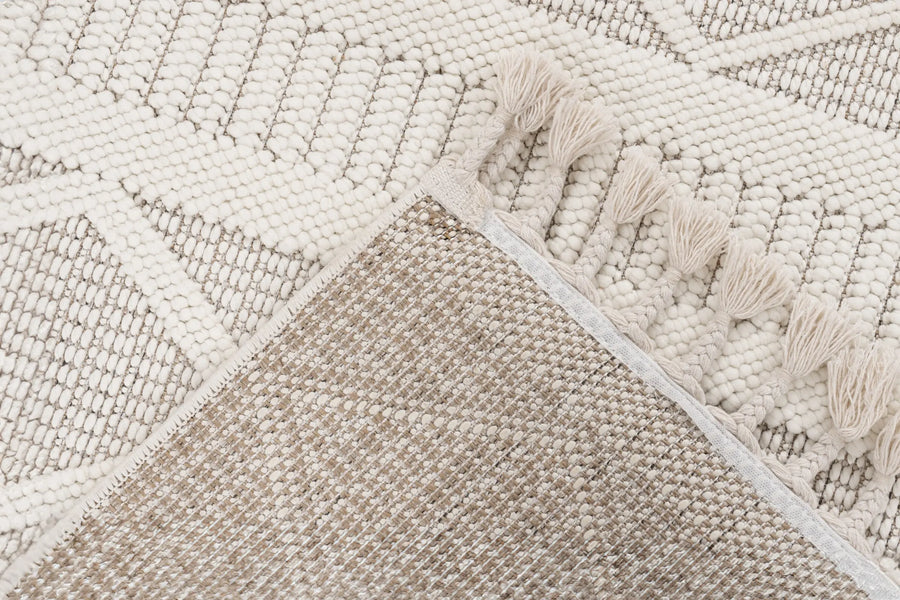 Low-Pile Rug - Helsa Cream