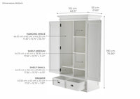 Halifax Armoire - Blanc