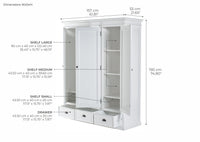 Armoire avec 3 portes - Lifestyle View | Marcottestyle