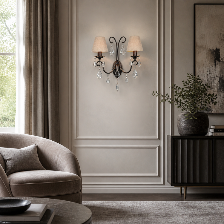 Lámpara de Pared Drei 1664W - Óxido