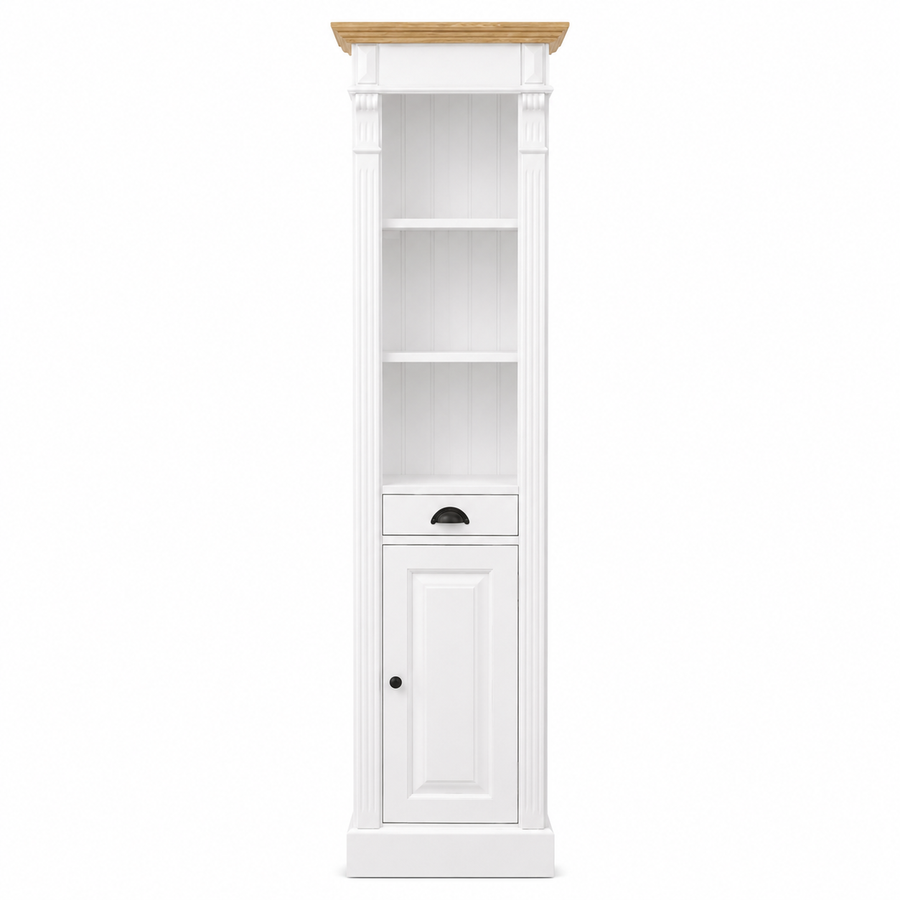 Westcott White Oak Bathroom Storage Cabinet - 55 x 41 x 200 cm