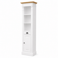 Westcott White Oak Bathroom Storage Cabinet - 55 x 41 x 200 cm