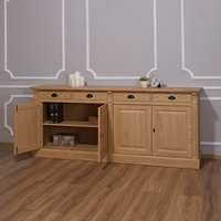 Wexford Sideboard - Solid Oak Top & Base | Klassisches 4-Türer-Lagerschrank | Marcottestyle