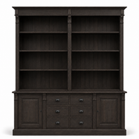 Sideboard - Ardenne - Solid Oak - 223 x 51 x 228 cm - Dark Green