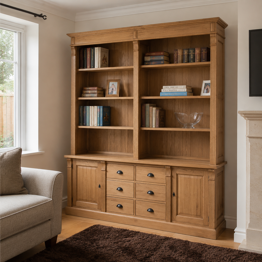 Sideboard - Ardenne - Solid Oak - 223 x 51 x 228 cm - Oak