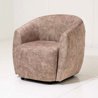 Armchair Bassevelde - Dusty Pink - 82 x 85 x 76 cm | Marcottestyle