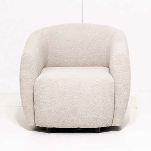 Fauteuil Bassevelde - Beige crème clair - 82 x 85 x 76 cm