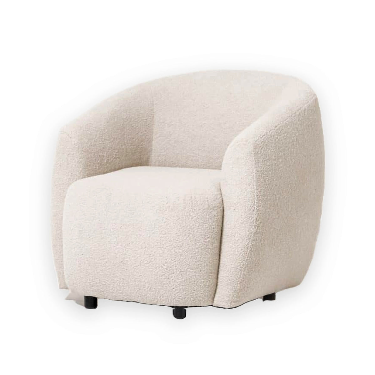 Armchair Bassevelde - Light Cream Beige - 82 x 85 x 76 cm | Marcottestyle