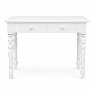 Schreibtisch - Auray - Massivkiefer - 109 x 60 x 79 cm - Weiß