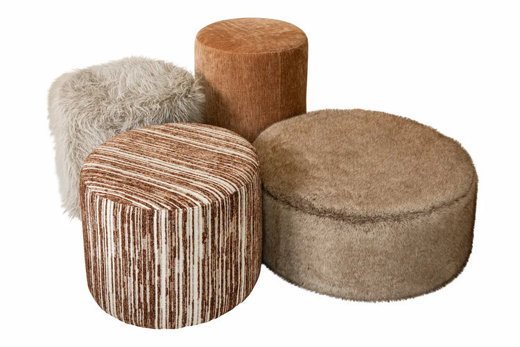 Puf Bali - Tapizado - Tela y Patas Personalizables