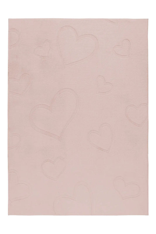 Children's Rug - Aurelia Pink Hearts