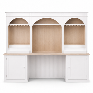 Bar Cabinet - Bandol - Solid Pine - 300 x 65 x 240 cm - White