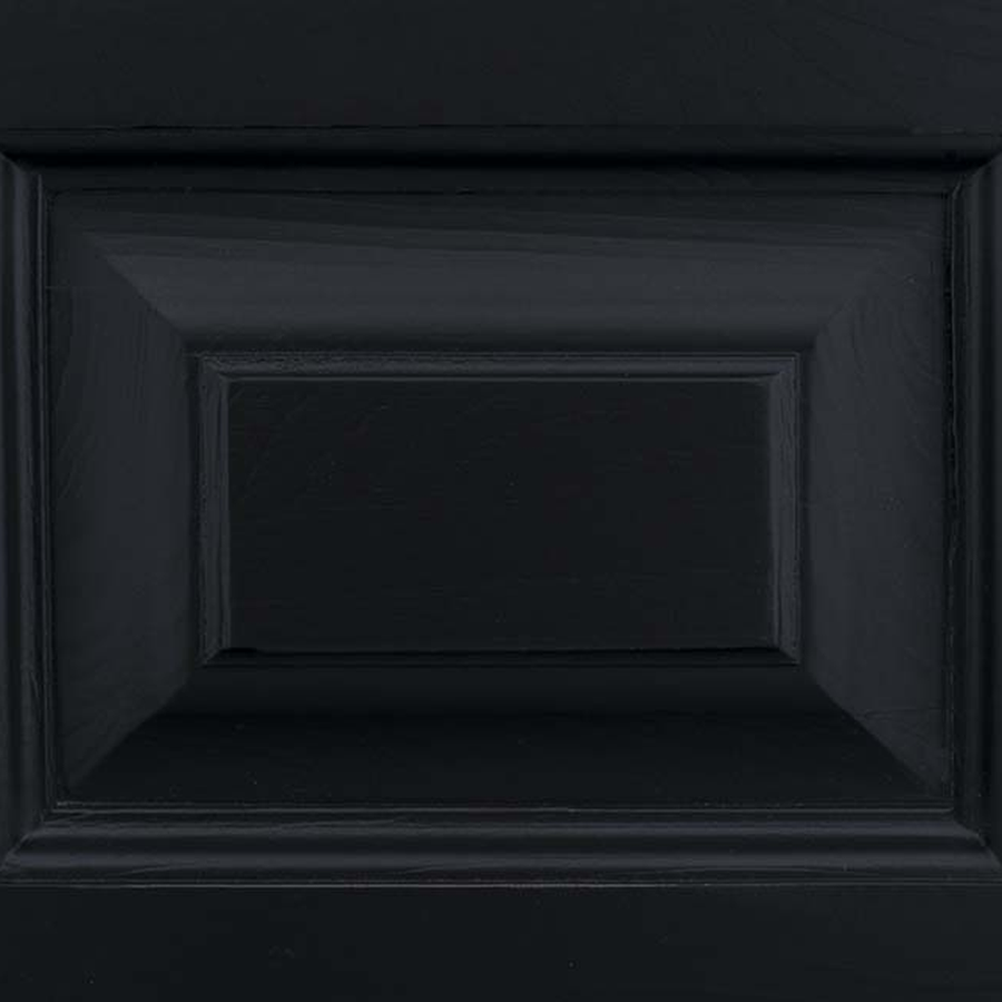 Black colour and material sample for the Bergerac bar cabinet