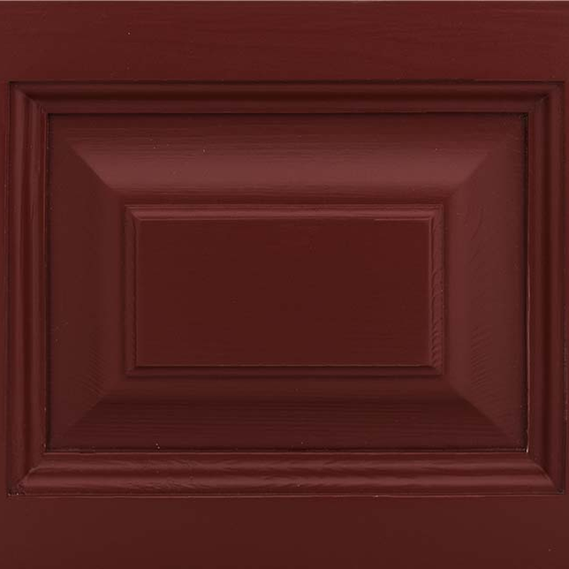 Bordeaux colour and material sample for the Fronsac bar cabinet