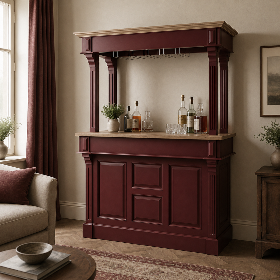 Sauternes bar gallery in bordeaux styled in a living room