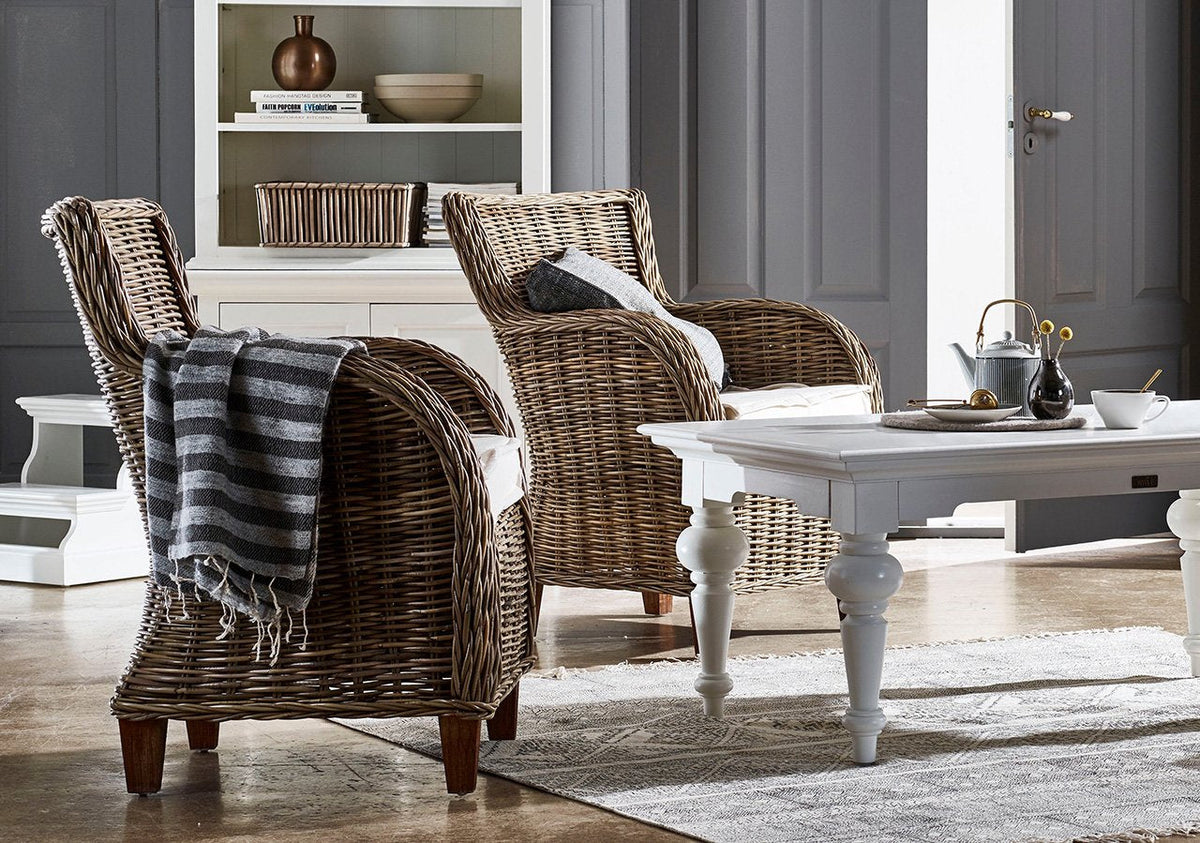Baron Kubu Rattan Arm Chair | Marcottestyle