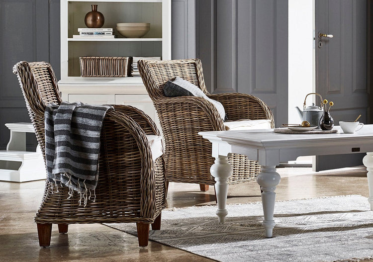 Baron Kubu Rattan Arm Chair | Marcottestyle