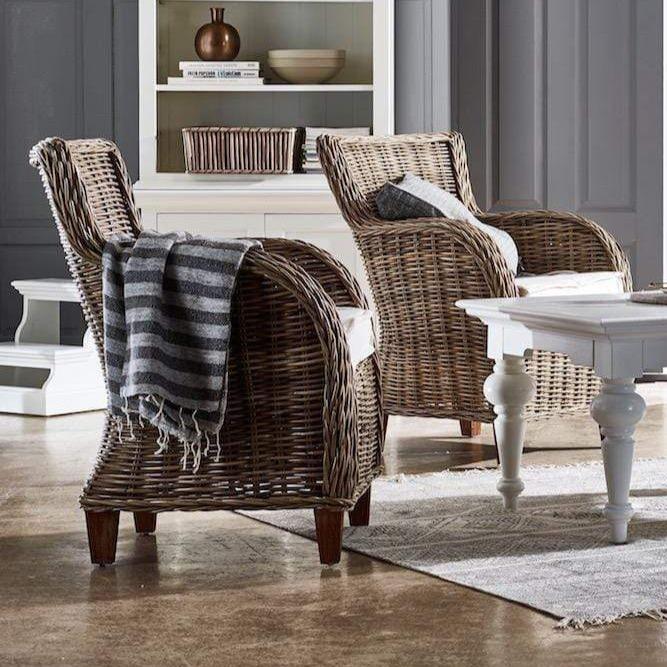 Baron Kubu Rattan Arm Chair | Marcottestyle