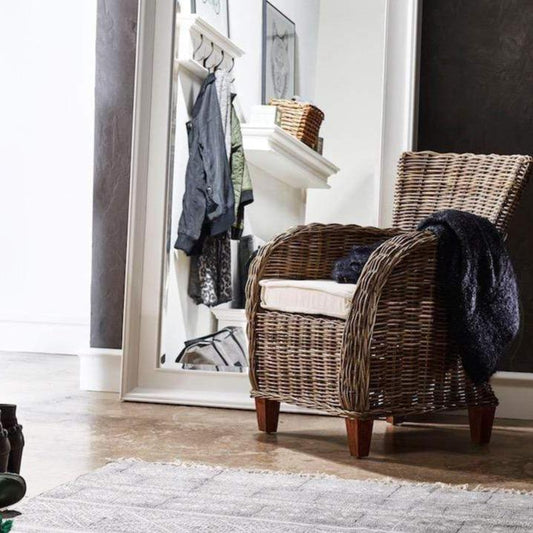 Baroness Kubu Rattan Arm Chair | Marcottestyle