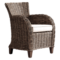 Baroness Kubu Rattan Arm Chair