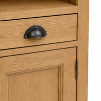 Bathroom cabinet - Roscoff - Solid Oak - 49 x 39 x 160 cm - Oak