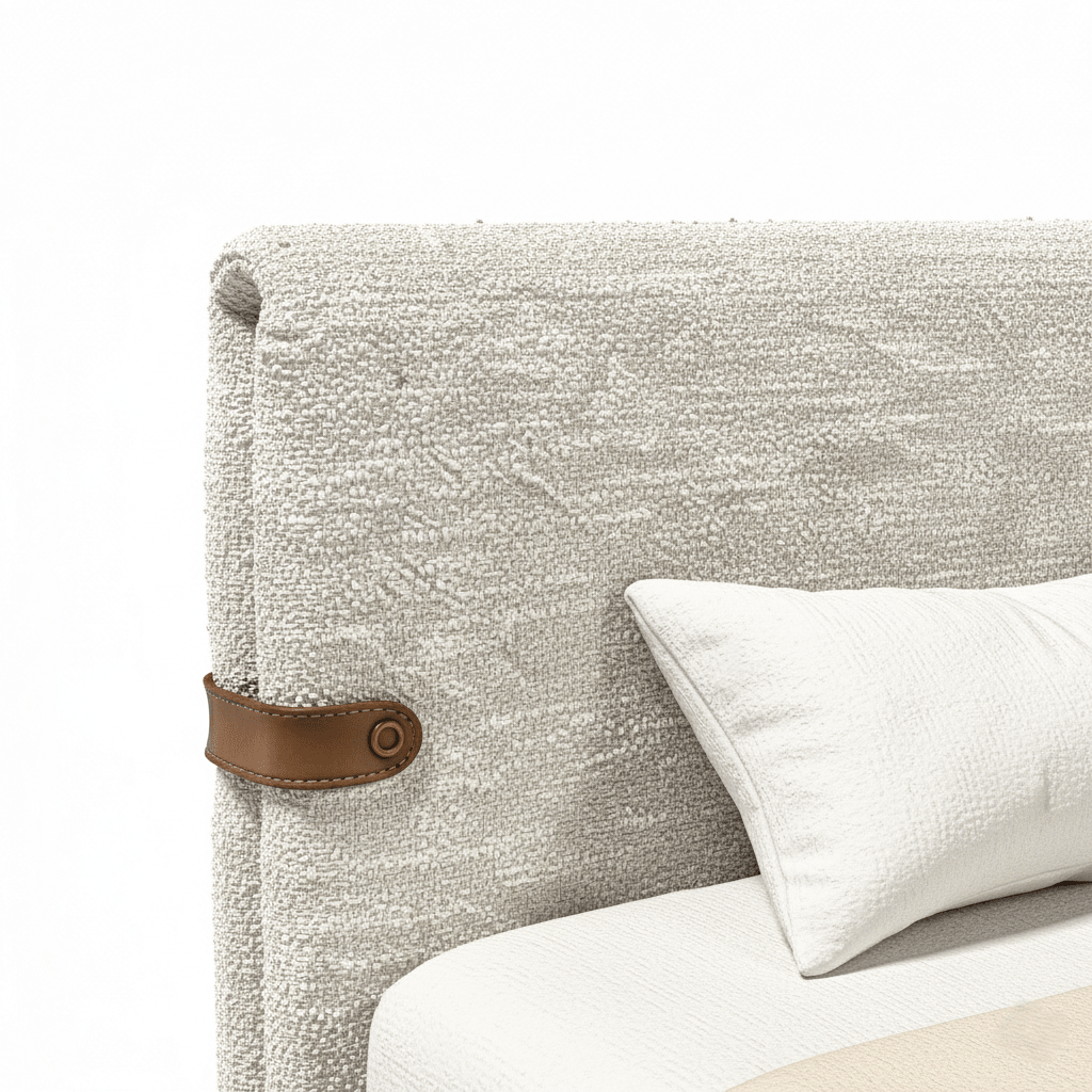 Cama Monza - Natural Bouclé - Marcottestyle Shop 180 x 200cm Without Matress | Marcottestyle