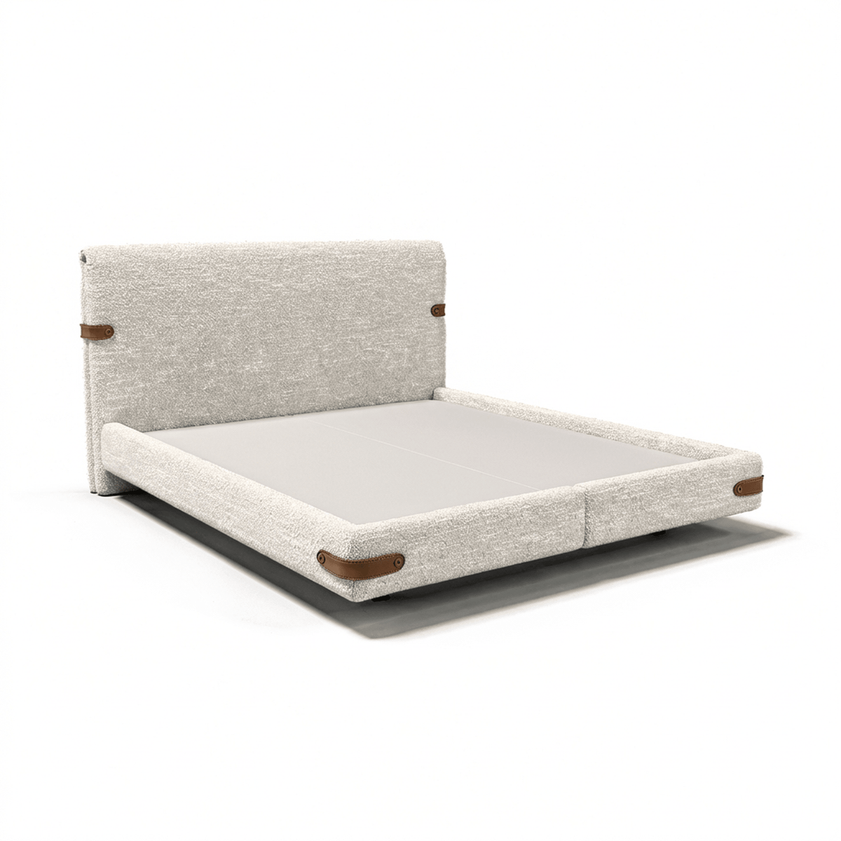 Cama Monza - Natural Bouclé - Marcottestyle Shop 180 x 200cm Without Matress | Marcottestyle