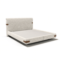 Bett Monza - Natur Bouclé - Marcottestyle Shop 180 x 200cm Without Matress