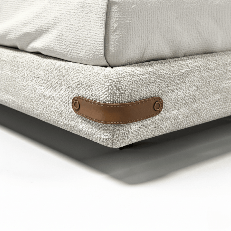 Bett Monza - Natur Bouclé - Marcottestyle Shop 180 x 200cm Without Matress