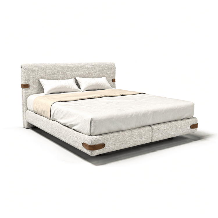 Cama Monza - Natural Bouclé - Marcottestyle Shop 180 x 200cm Without Matress | Marcottestyle