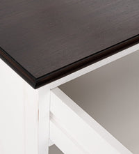Bedside Table with Shelves