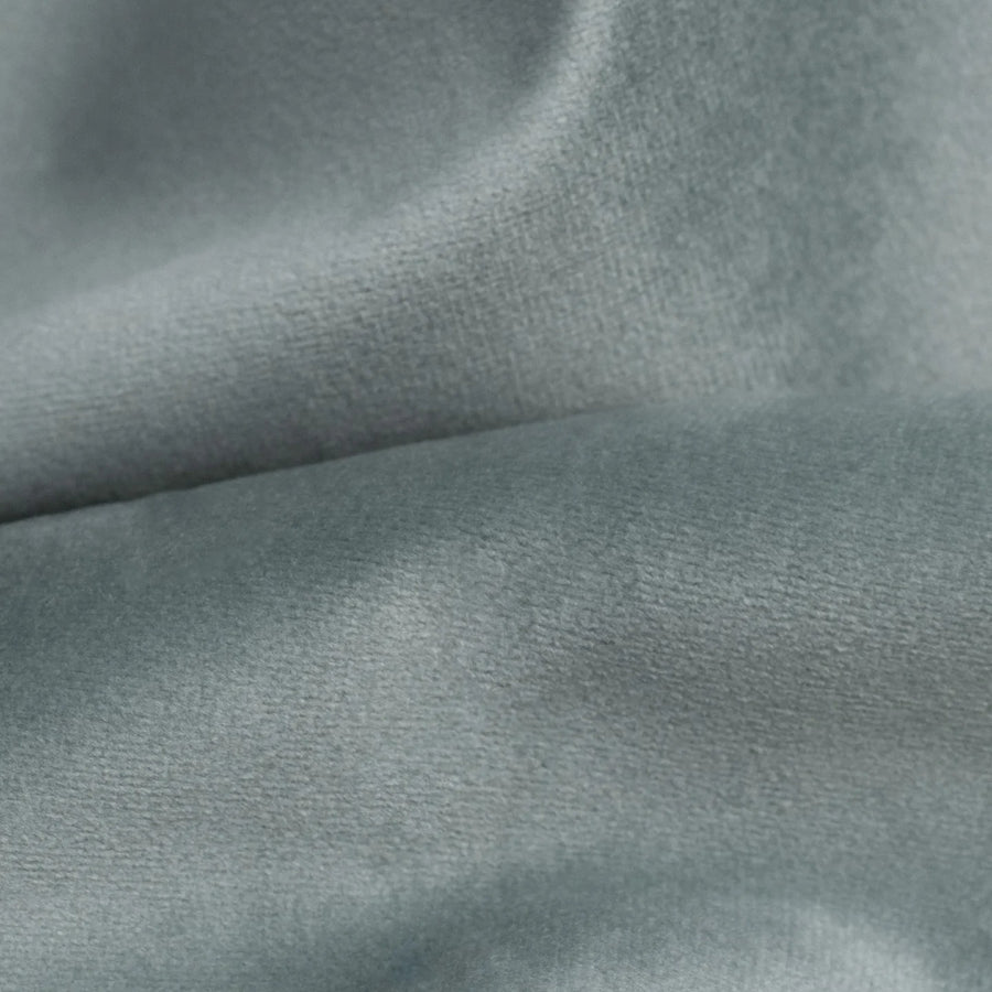 Bluvel 06 Blue Grey velvet fabric - Dining Chair Canon - Alcantara Blue Grey | Marcottestyle