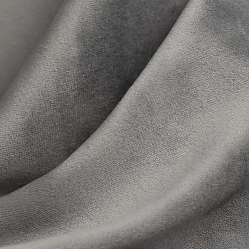 Bluvel 13 Stone Grey velvet fabric - Dining Chair Canon - Alcantara Stone Grey | Marcottestyle